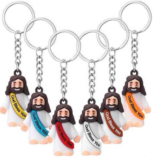 Surprise Jesus Key Chain