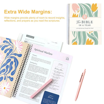 The Study the Bible for 1 year - 52 Week Bible Journal
